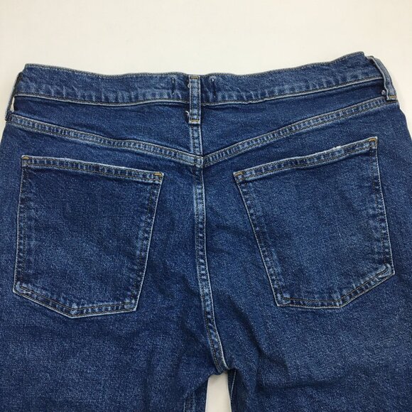 AGOLDE Merrel Medium Wash Organic Cotton Blend 5 Pocket Jeans - Picture 8 of 13